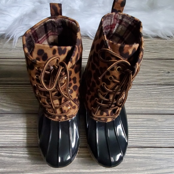 Sale!!! KENZIE Leopard Winter boots - Picture 7 of 8